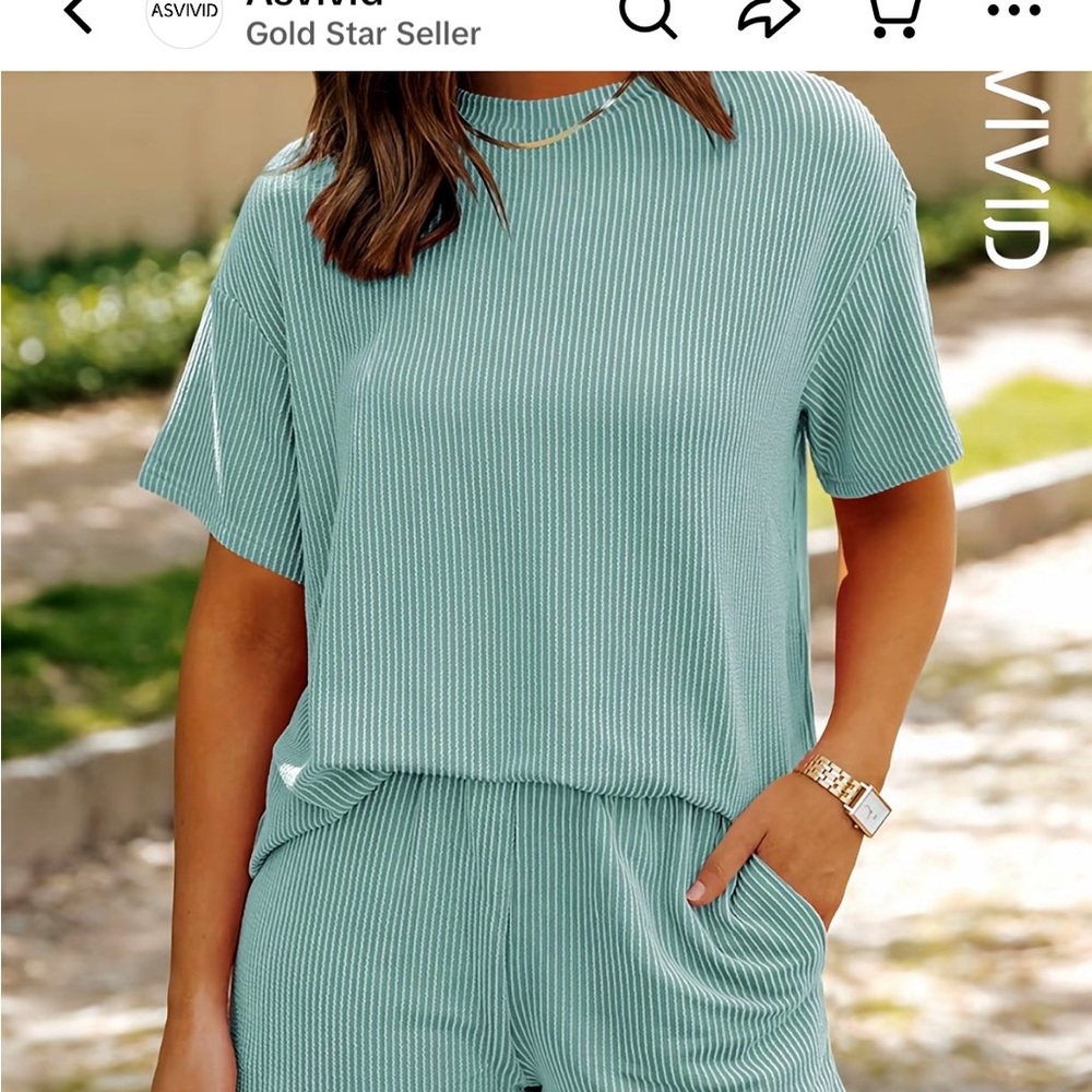 Lot of Colorful Ribbed Knit Loungewear Sets - Picture 13 of 14